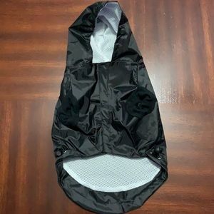 Size large raincoat.